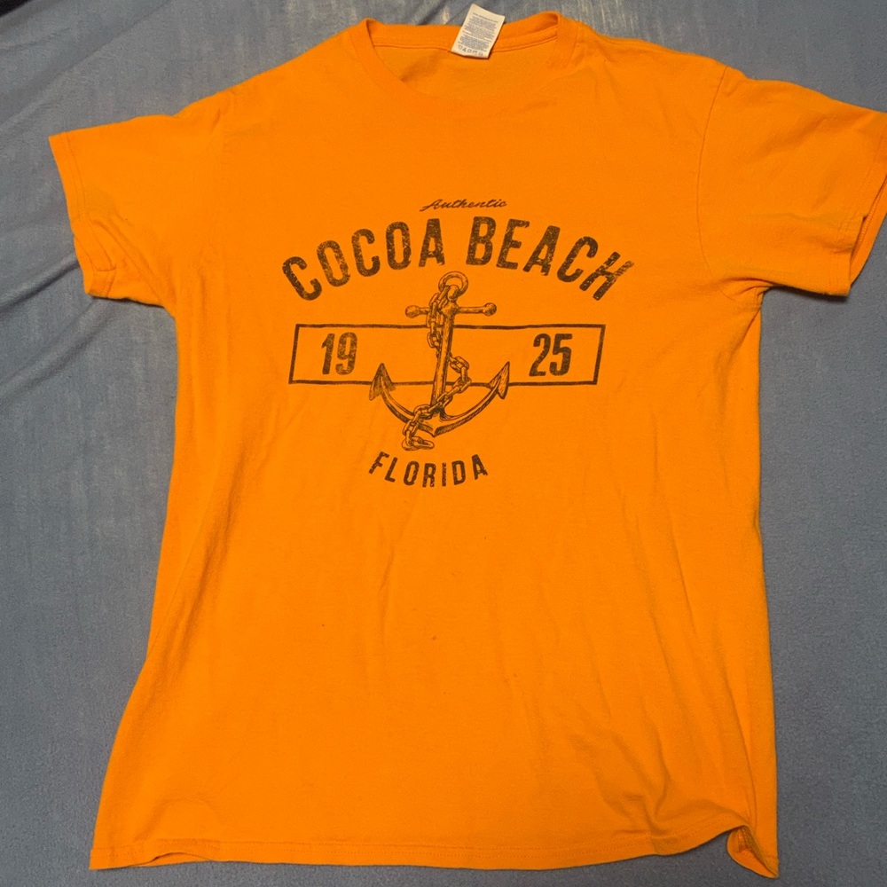 Orange Cocoa Beach classic tee